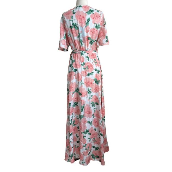 Show Me Your Mumu Marianne Floral Wrap Maxi Dress NWT - Picture 7 of 12